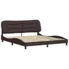 The Living Store Bettgestell mit LED Dunkelbraun 180x200 cm Produktbild-Vorschau 4