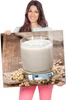 Spritzschutz Herdabdeckplatte Schneidebrett aus Glas Milch Produktbild-Vorschau 4