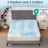 WENTA Topper 5-Zonen Gel-Memory-Foam Matratzentopper Produktbild-Vorschau 2