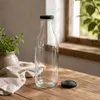 Milchflasche 1 Liter Glasflasche transparent mit 6 Flaschen Produktbild-Vorschau 5