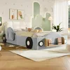 Łóżeczko dziecięce 90x200 cm z ozdobną poduszką, łóżko Podgląd zdjęcia produktu 2