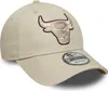 New Era NBA 9FORTY Cap Team Outline Chicago Bulls beige Produktbild-Vorschau 3