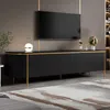TV-meubel, 6 deuren, ribbeldesign, afgeronde hoeken, MDF, Productafbeelding-voorbeeld 6