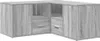 vidaXL Półka narożna szara Sonoma 160x40x45 cm materiał Podgląd zdjęcia produktu 5