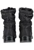 A pair of black snow boots shown from the back. Anteprima dell’immagine prodotto