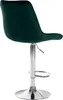2er Set Barhocker Toni Samt chrom - grün Produktbild-Vorschau 6
