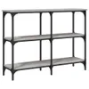 The Living Store Konsolentisch Grau Sonoma 100x29x75 cm Produktbild-Vorschau 3