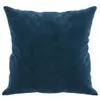 vidaXL Cuscino decorativo 2 pz. Velluto blu 40x40 cm Anteprima dell’immagine prodotto 4