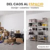 IvoQ Estanterías lote de 2 – 180 x 90 x 40 cm – Metal Vista previa de la imagen del producto 6