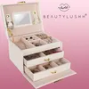 Boîte à Bijoux Beautylushh Beige Gugita rangement bijoux Voir les images du produit 14