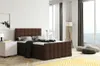 Bett, Boxspringbett MERA mit Fußteil, Bettkästen, T25 Produktbild-Vorschau 1