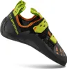Kletterschuh Tarantula von La Sportiva in Schwarz mit grünen und orangen Akzenten; ideal für Kletterer. Produktbild-Vorschau