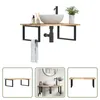 The Living Store Mensola per lavabo a parete in acciaio e Anteprima dell’immagine prodotto 1