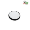 A round white filter with a black rim is shown on a white background. A logo is visible in the top right corner. Produktbild-Vorschau