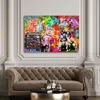 Street Art Kids Love is the Answer Wandbild Leinwandbild Produktbild-Vorschau 3