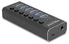 Delock Hub - 10 Gbps, 4 Fast Charging Ports with switch and Produktbild-Vorschau 5