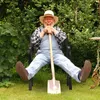 Relaxdays Gartenstuhl Vintage, Gartensessel m. Armlehnen, Produktbild-Vorschau 5