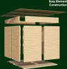 Alpholz Gerätehaus Alster 251x139cm Naturbelassen mit 19mm Produktbild-Vorschau 11