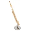 Model fletu mosiężnego ze stojakiem, instrument muzyczny, Podgląd zdjęcia produktu 4