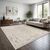 TT Home Boho Vintage Teppich Wohnzimmer Kurzflor – Retro Produktbild-Vorschau 1