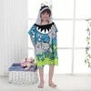 Kinder Badeponcho mit Kapuze 120x60 cm – Schnelltrocknendes Produktbild-Vorschau 7
