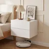 COSTWAY, set di 2 comodini da parete con 2 cassetti, Anteprima dell’immagine prodotto 8