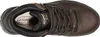 A top-down view of a brown leather hiking boot. Produktbild-Vorschau