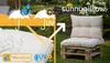 sunnypillow Polster für Gartenmöbel - 2er Set : Sitzkissen Produktbild-Vorschau 5