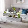 2x Pflanzkasten Shabby Holz weiß – Blumenkasten Produktbild-Vorschau 5