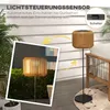 Outsunny Rattan Solarlampe, Wegleuchte mit Warmweißem Produktbild-Vorschau 6
