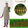 Floranica 4 Stk. Zierzaun aus Holz 100 x 20 cm Braun Produktbild-Vorschau 3