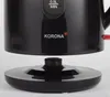 Close-up of a black electric kettle base and lower portion of the body. Produktbild-Vorschau