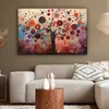 Leinwand Bilder 120x80 cm - Lebensbaum - Lila - Abstrakt - Produktbild-Vorschau 5