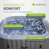Juskys® Whirlpool SpaLuxe Grau/Blau - 3000W 130 Düsen Produktbild-Vorschau 6