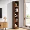 Tribesigns hohes Bücherregal aus Massivholz, 5-stufiges Produktbild-Vorschau 3