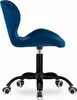 Valora NOTO Drehstuhl Samt Marineblau | Drehstuhl mit Produktbild-Vorschau 4