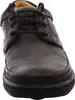 A front view of a black leather shoe. Anteprima dell’immagine prodotto