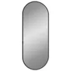 vidaXL Miroir mural noir 50x20 cm ovale Voir les images du produit 1
