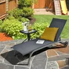 GOPLUS Sonnenliege, Stabil Gartenliege mit Verstellbarer Produktbild-Vorschau 1