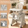 OYAJIA Kinderstuhl 3 in 1 Babystuhl Kinderstuhl Stuhl mit Produktbild-Vorschau 3