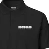 Huuraa Damen Polo Shirt Bodyguard Schriftzug XL Black Bio Produktbild-Vorschau 2