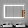 LED Badspiegel Badezimmerspiegel 100x70 mit Beleuchtung Produktbild-Vorschau 1