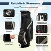COSTWAY Golftasche 9 inch Golfbag Pencil Bag Profi-Reisebag Produktbild-Vorschau 7