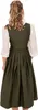 MarJo Dirndl MEDLINGEN Midi Olive mit durchgehender Produktbild-Vorschau 4