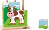 Woody drevené zvieratká puzzle 9 dielov Náhľad obrázku produktu 2