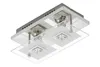 LED Wand- & Deckenleuchte TELL mit Glas Chrom glänzend 2flg Produktbild-Vorschau 6