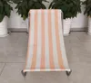 Klappbarer Strandstuhl, Sand, orange Streifen Produktbild-Vorschau 3