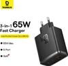 Baseus Cube Pro 65W GaN Ladegerät - Triple Port: 2x USB-C & Produktbild-Vorschau 22