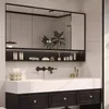Set di mobili da bagno Lavabo in pietra sinterizzata Anteprima dell’immagine prodotto 4