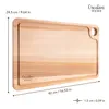 Creative Home Drevená Doska na Krájanie s Drážkou na šťavu Náhľad obrázku produktu 3